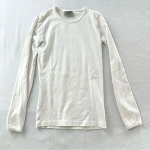 WHEAT‎ Girls Long Sleeve Organic Cotton Ribbed Tee T-shirt 5Y